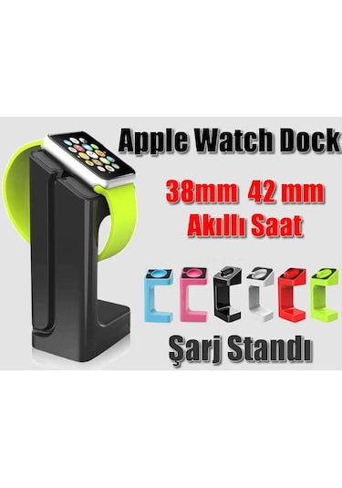 iOS Uyumlu Watch 3 S3 Seri 3 42 Mm Masaüstü Şarj Standı Dock