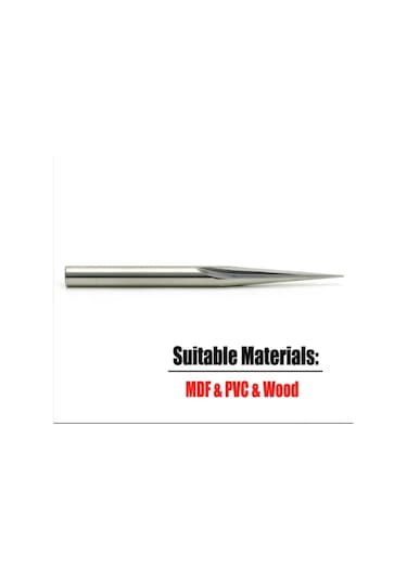 3d İşleme Konik Karbür Freze Ucu Küre Uçlu 100 Mm