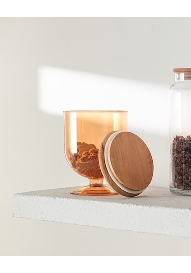Madame Coco Marion Ahşap Kapaklı 900 ML Saklama Kabı