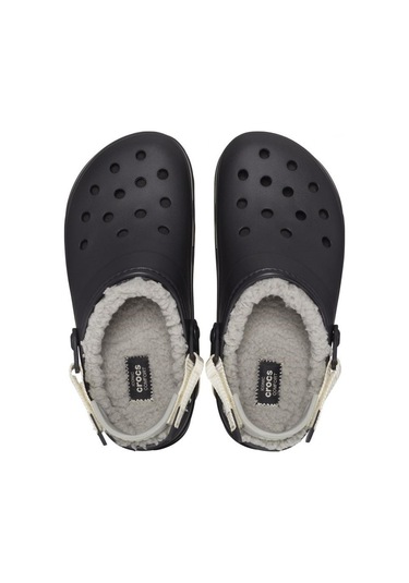 Crocs 207936 All Terrain Lined Clog Siyah Erkek Terlik Siyah