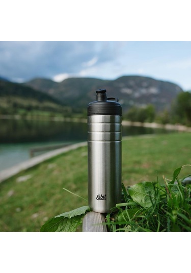 Esbit Majoris Paslanmaz Çelik Spor Matara Gri 0.60L