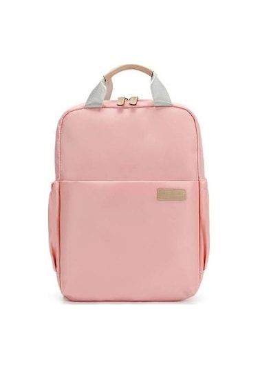 Şık Ve Dayanıklı Kadın Sırt Çantası, Okul Ve Günlük Kullanım İçin Ergonomik Bilgisayar Çantası, Genç Kızlar Ve Üniversite Öğrencileri İçin Moda Tasarım Pembe