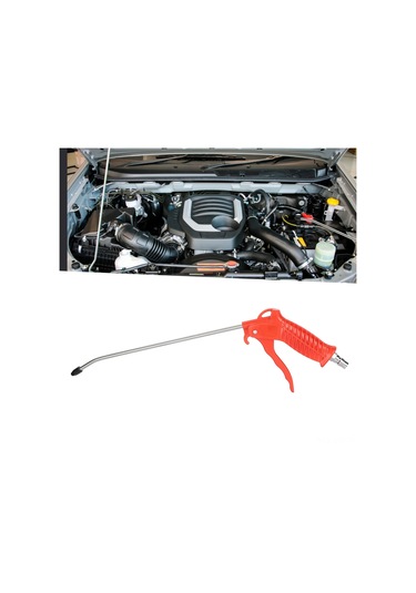 Geeroyoo Yüksek Basınçlı Toz Temizleme Aleti: Ayarlanabilir Alüminyum Alloy Hava Fişekli, Bakır Çekirdekli Kırılmaz Gövde Ve Kırmızı Nozul