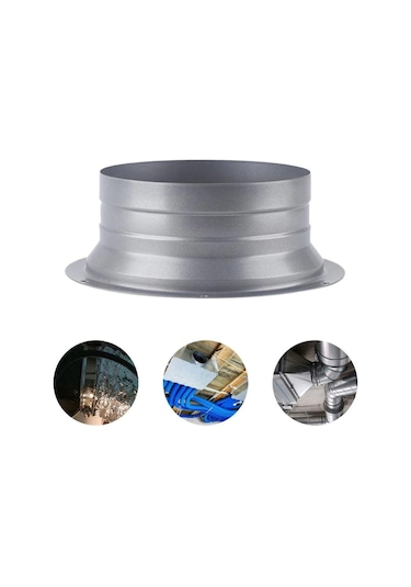 75-300mm Egzoz Kanalı Bağlantı Flanşı Metal Boru Hava Tahliye Bağlantısı Mutfak 250mm