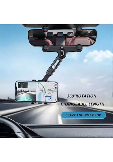 Sones Geçmeli Dikiz Aynası Araç Telefonu Tutucu Araç İçi Navigasyon Braketi