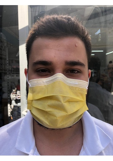 Soly Care 3 Katlı Telli Ultrasonic Cerrahi Maske 2000 Adet