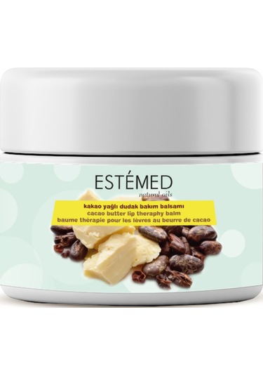 Estemed Kakao Yağlı Dudak Bakım Balsamı & Cacao Butter Lip Theraphy Balm 15ml