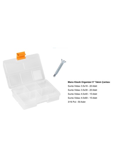 Sunta Vidası Set 120 Adet