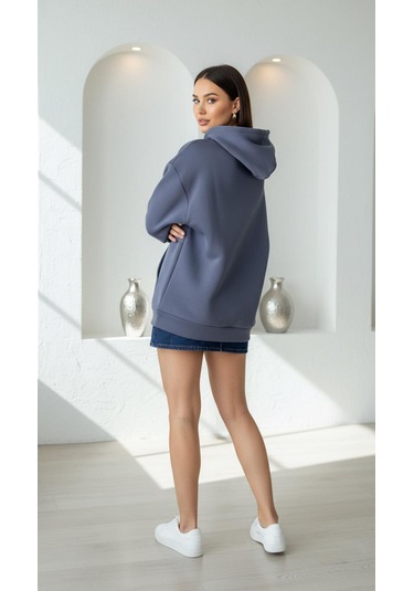 Divinus Kapşonlu Sweat Shırt Antrasit
