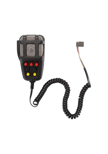 Fortunelane 12v 80w Araba Sireni Hoparlörü, 7 Farklı Ses, Konuşma Mikrofonu, 200db, Siyah Plastik