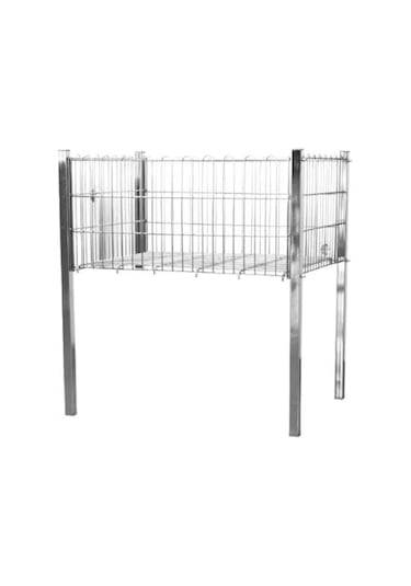 60x80 Profil Ayaklı Havuz Sepet Galvaniz