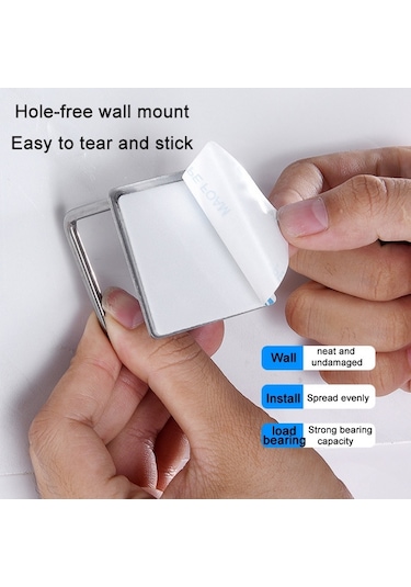 4 Adet 304 Paslanmaz Çelik Süngerlik Lavabo Drenaj Rafı Gümüş