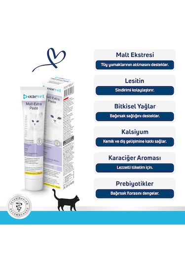 Onevet Malt Extra Paste Tüy Yumağı Önleyici Kedi Maltı 50 Gr