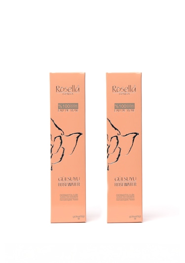 %100 Doğal Saf Gül Suyu 160 Ml 2'li Paket