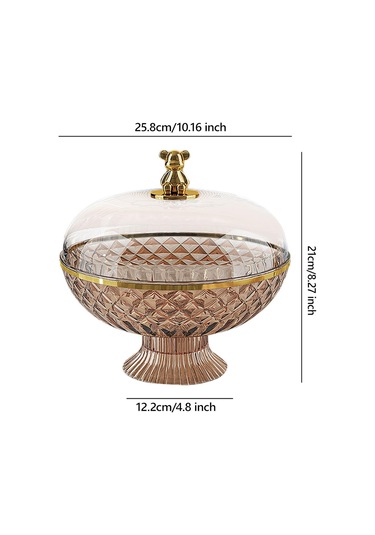 Suntek Meyve Sepeti Tabağı Sebze Depolama Mutfak Kehribar Kehribar