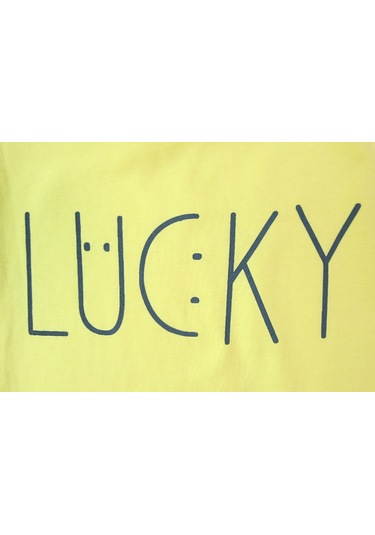 Erkek Çocuk Lucky Baskılı Kısa Kollu Şortlu Alt Üst Takım 001