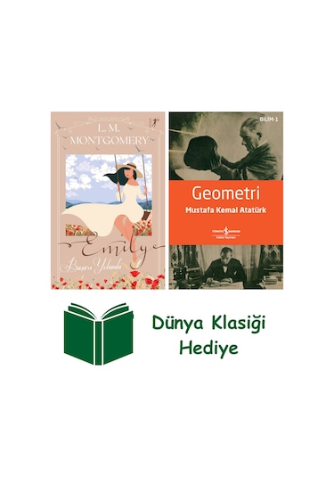 Emily Başarı Yolunda Ciltli + Geometri + Dünya Klasiği Hediye