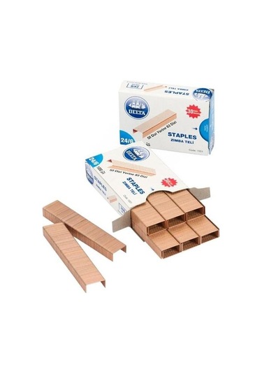 Delta Zımba Teli 24/6 Sarı 3 Lü Set 1551