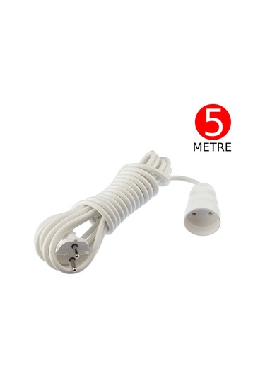 Tek-iş Uzatıcı Takımı Uzatma Kablosu Topraksız Seyyar Ara Kablo 5 Metre Diğer