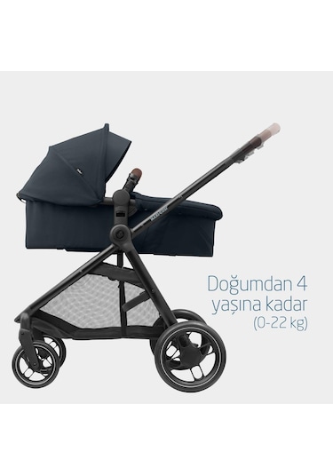 Maxi-Cosi Zelia3 2in1 Portbebeye Dönüşebilen Bebek Arabası Essential Graphite
