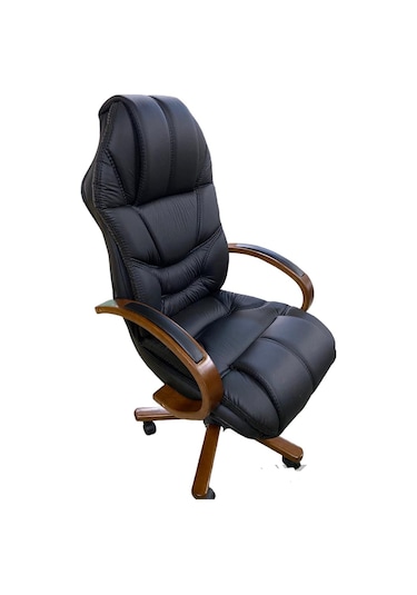 Ahşap Ofis Koltuğu Müdür Koltuğu Yönetici Koltuğu Makam Koltuğu