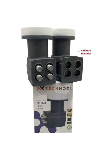 4 Lü Lnb Yeni Nesil Yağmur Korumalı 4k Net Görüntü Lnb