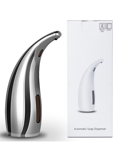 Tenfowee Otomatik Entegre Jel Sabun Dispenseri - Ev İçin Kullanıma Kolay, Infrared Algılama Özellikli Temizlik Aleti Gri