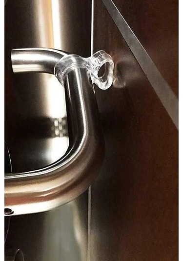 10 Adet Şeffaf Silikon Kapı Kolu Tamponu Kapı Pencere Kolu Stoperi Kapı Pencere Durdurucu