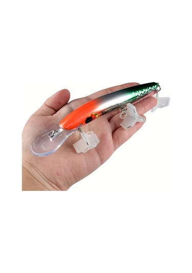 Fochsia 10lu 6.3 İnç 26gr Derin Dalış Yemliği Sert Sap Sallama Oltası Kaliteli Kancalı Av Malzemesi