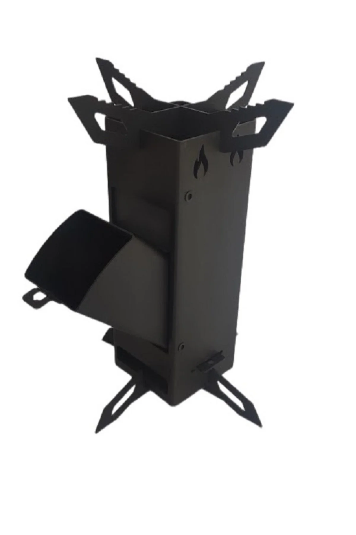 Model Rs Roket Soba , Kampçı Sobası, Odun Ateşinde Çay, Taşınabilir-portatif Soba