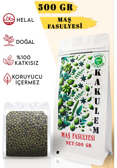 Kakulem Filizlendirilmiş Glutensiz Maş Fasulyesi 500 G