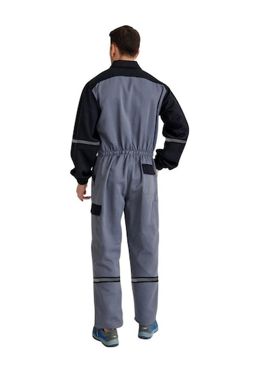 Şensel, Reflektörlü İş Tulumu-eko.- Gri-siyah -55e2382-