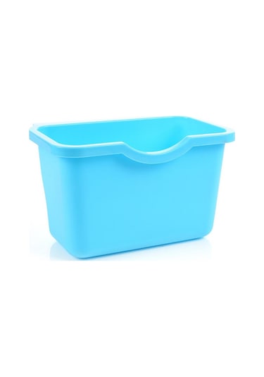 Mutfak Dolabı Kapısı Plastik Sepet Asılı Çöp Kovası Atık Kutusu Çöp Kasesi Kutusu Adm Mavi