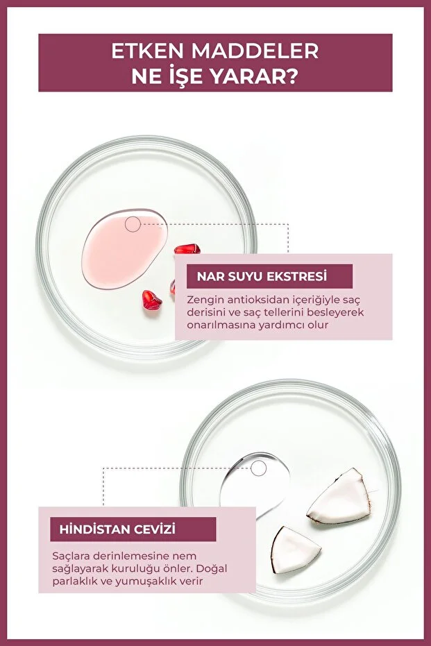 Enzym Cosmetics Doğal Saç Bakım Detoksu Onarıcı Nar Suyu Ve Hindistan Cevizi Tonik 200 Ml