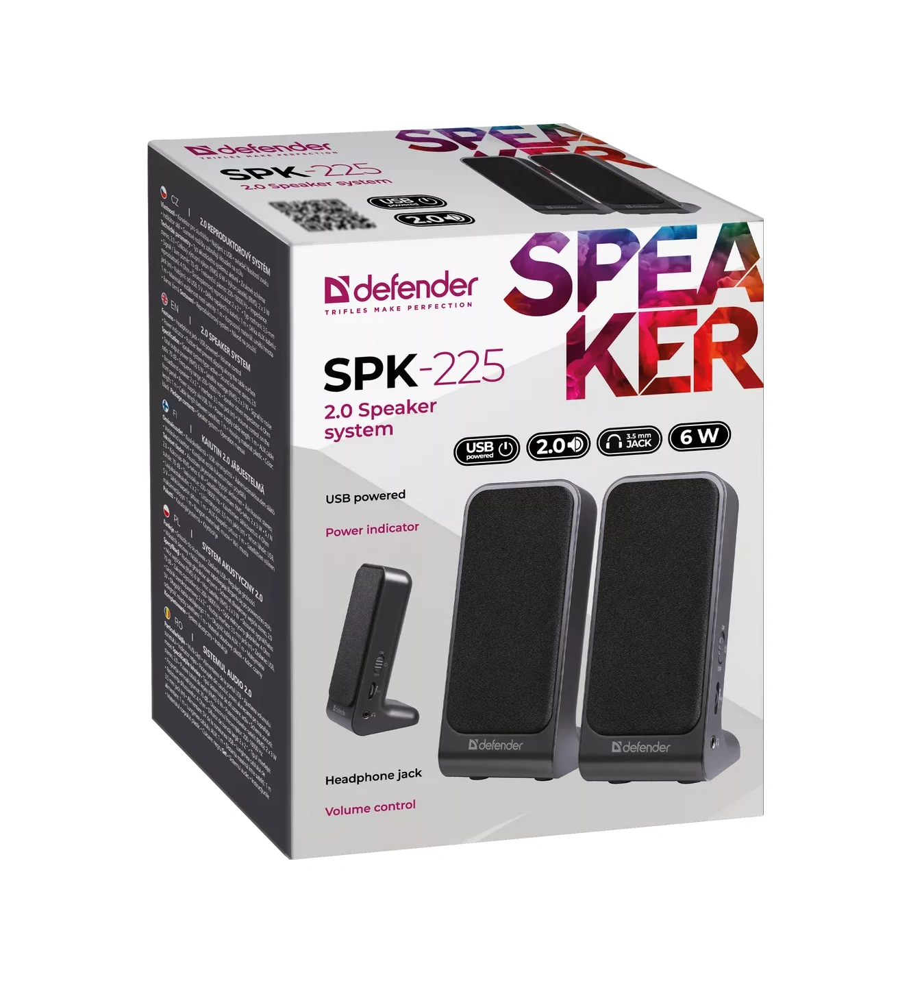 Defender Bilgisayar Hoparlörleri 6 W Güç Usb Spk-225 5544509