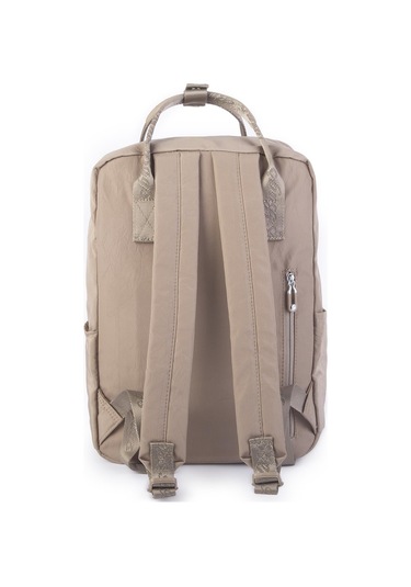 Nas Bag Unisex Sırt Ve El Çantası Büyük Boy Su Geçirmez Sırt Çantası 29x40 Cm Vizon