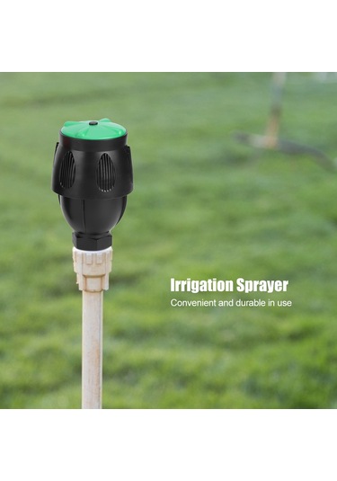 Shineyee Tarım Bahçe Sulama İçin 360 Derece Otomatik Döner Plastik Sprey Başlığı - 1/2" Ve 3/4" Çaplı Orman Parkı Yeşillikler İçin