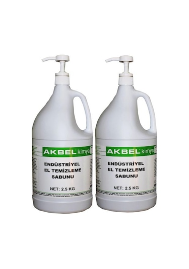 Akbel Endüstriyel El Temizleme Sabunu 2.5 Kg Partikülsüz 2'Li