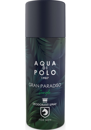 Aqua di Polo 1987 APCA000201 Gran Paradiso Jungle Sprey Deodorant Parfüm 150 ML
