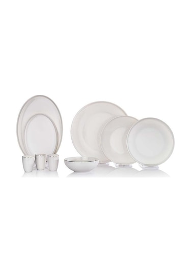 Schafer Adel Gold Yemek Takımı - 56 Parça - Gold - 1s0020 -01001-gld02