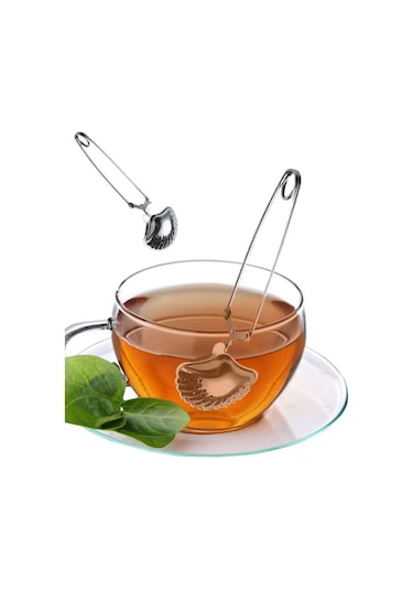 Çay Demleme Aparatı Bitki Çayı Süzgeci Demleme Cin524 Gri