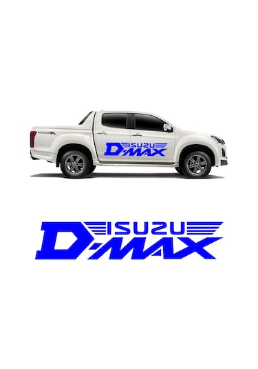 50 X 10 cm - Isuzu D-Max Sticker, Off Road Araba Sticker
