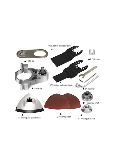 Singree 100 Tip Açılı Taşlama Dönüşüm Seti - Ahşap Kesme, Zımparalama, Metal Temizleme Çok Fonksiyonlu