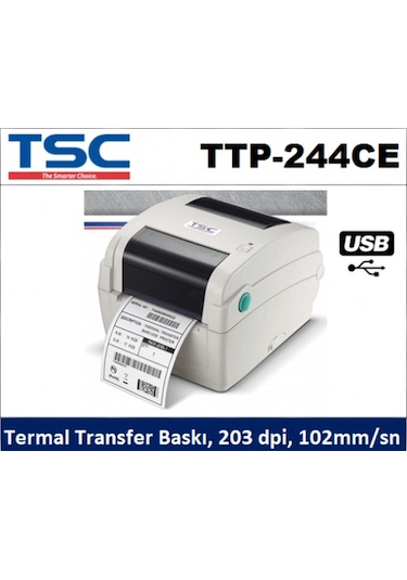 Tsc Ttp244Ce Termal-Termal Transfer Barkod Yazıcı