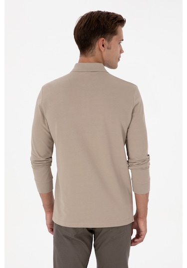 U.s. Polo Assn. Erkek Koyu Bej Sweatshirt 50315941-vr088 Koyu Bej