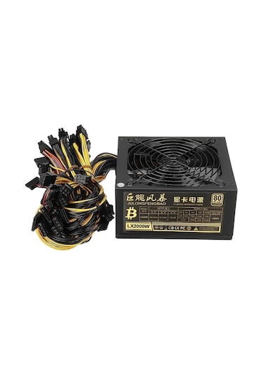 LX2000W 2000W 80+ PSU Platinum Güç Kaynağı - Power Supply