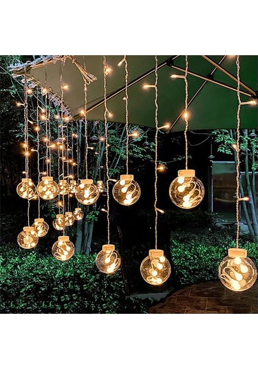 Padalink Islak Dayanımlı 12 İsteği Topu Işıklı Zincir, Bahçe Çimen Bahçe Düğün Dekorasyonu, Islak Beyaz Işık, Pil Usb Çift Kullanim, 3.5 Metre, 8 Fonksiyonlu Noel Ağacı Işıklı Zinciri Çok Renkli Padalink Islak Dayanımlı 12 İsteği Topu Işıklı Zincir, Bahçe Çimen Bahçe Düğün Dekorasyonu, Islak Beyaz Işık, Pil Usb Çift Kullanim, 3.5 Metre, 8 Fonksiyonlu Noel Ağacı Işıklı Zinciri Çok Renkli