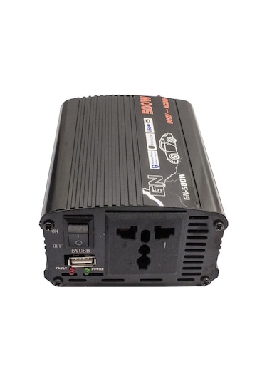 GN-500W DC12V'tan AC220V'a Dönüştürücü 500W inverter