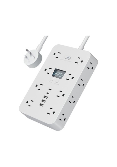 Yunboo 16 Lü Çift Taraflı Soketli Pd Hızlı Şarj Usb Ve Type-c Girişli 1.5m Uzatma Panel Amerikan Standartı