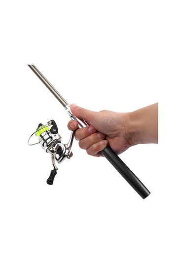 Neevoyu 39cm Cep Balık Olta Seti - Paslanmaz Çelik, Otomatik Sarımlı, Tatlı Ve Tuzlu Su İçin